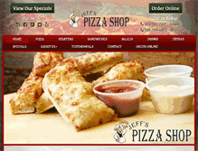 Tablet Screenshot of jeffspizzashop.com